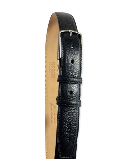 Desch Leather Belt Black