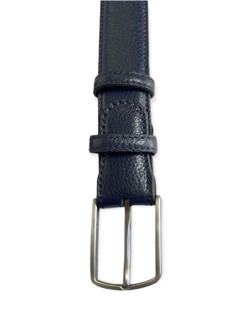 Desch Napa Leather Belt Navy