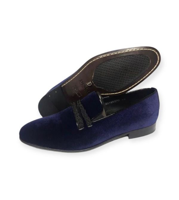 Desch Velvet Slip-On Navy