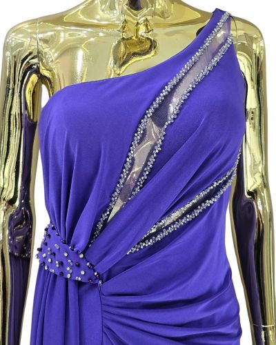 Purple Elegance Gown