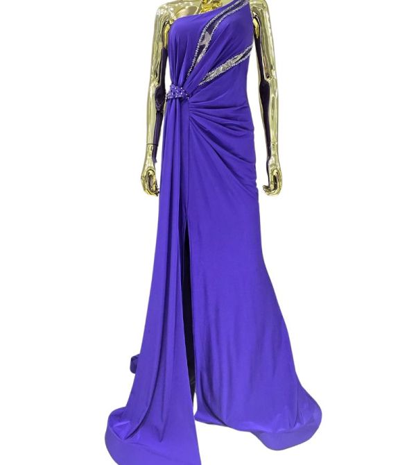 Purple Elegance Gown