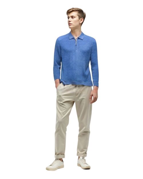Men’s Pattern Zip Knitwear