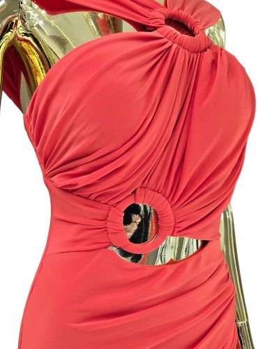 Bold Elegance Cut-Out Midi Dress