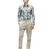 Feahter Print Shirt