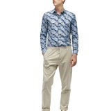 Feather Dot Pattern Shirt 2