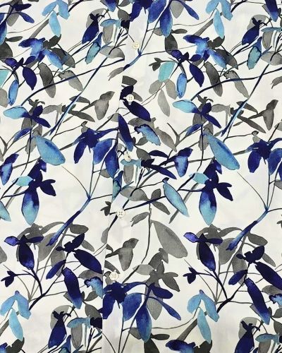 Desch Leaf Print Shirt