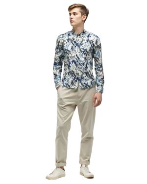 Desch Leaf Print Shirt
