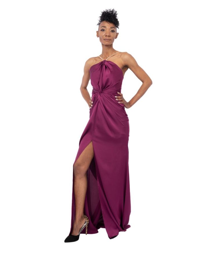 Long Silk Dress
