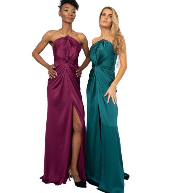 Long Silk Dress