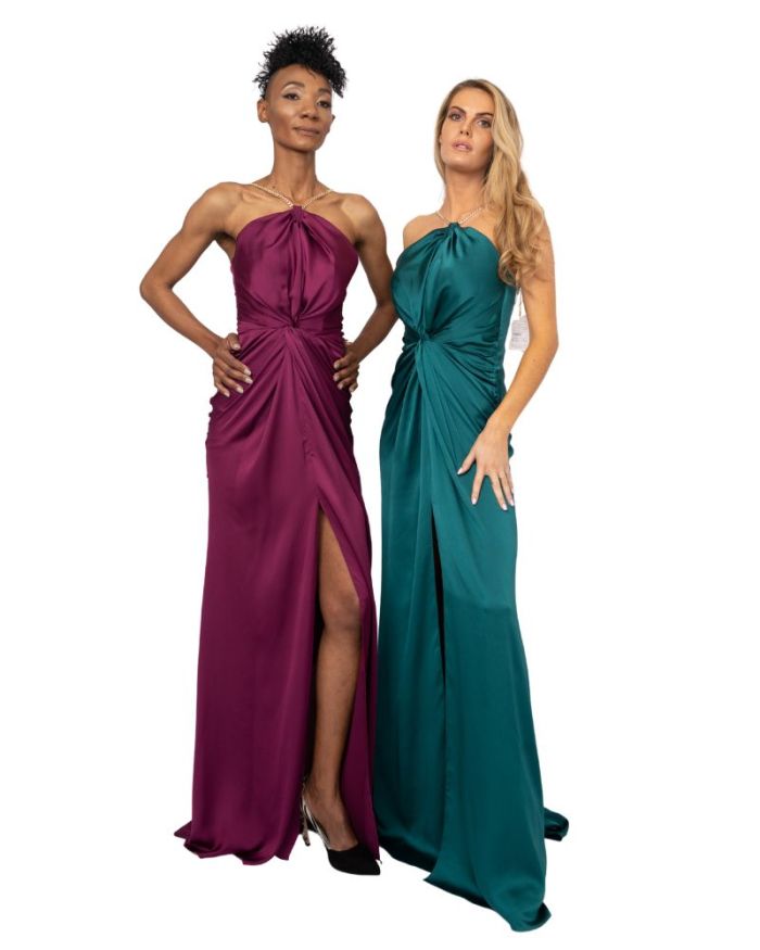 Long Silk Dress