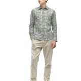 Noir Static print shirt