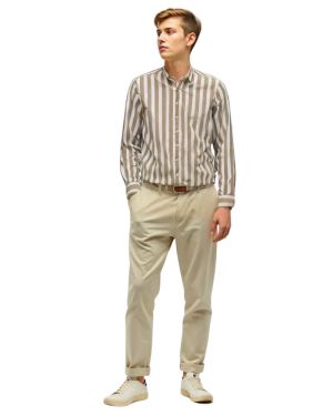 Desch Camel Stripe Shirt