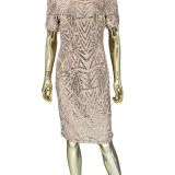 Champagne Sparkle Short Dress