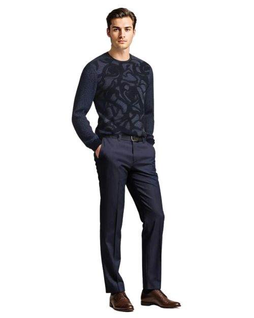 Desch Men’s Dark Botanica Knitwear