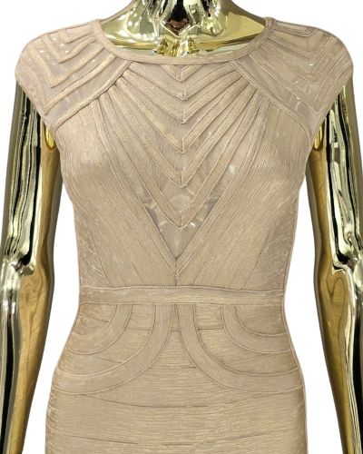 Golden Hour Bodycon Short Dress