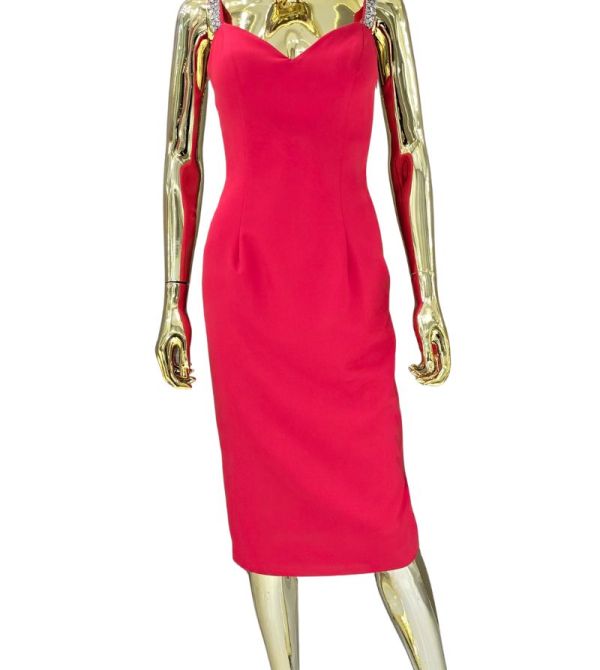 Jewelled Strap Short Dress