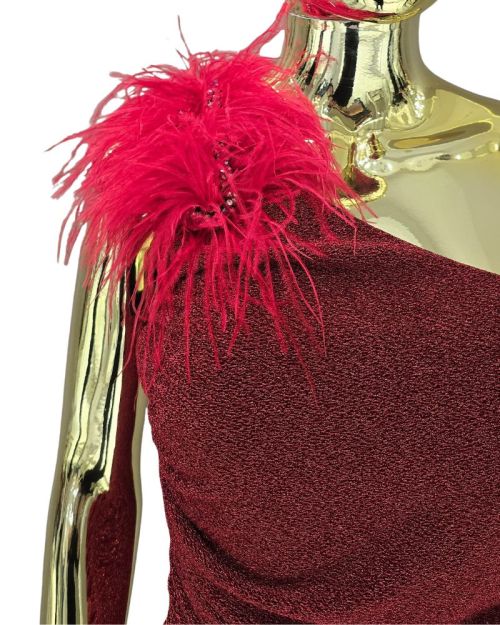 Ruby Flare Cocktail Dress