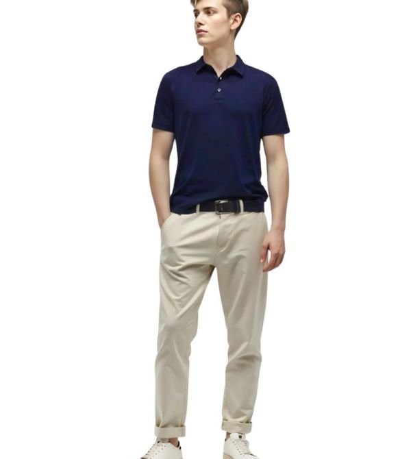 Men's Short Sleeve Button-Up Tshirt