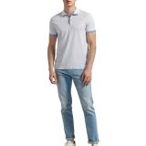 11659 White with light blue edge