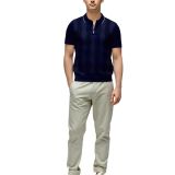 Short Sleeve Wave Pattern Tshirt